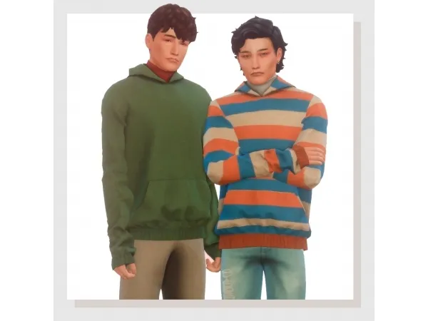 Maxis Match Frank hoodie by amelylina - The Sims 4 Custom Content