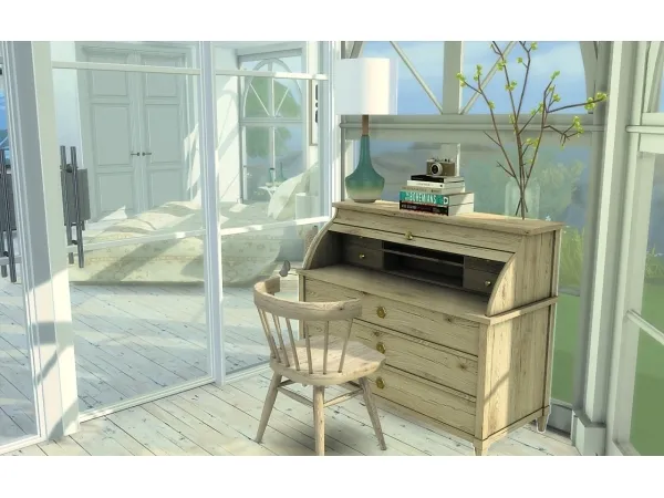 Alpha imminervaa Monterey Bedroom recolor - The Sims 4 Custom Content