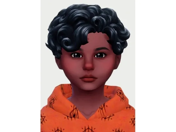 Maxis Match JUDE HAIR (x) (x) by okruee MILO HAIR - The Sims 4 Custom Content