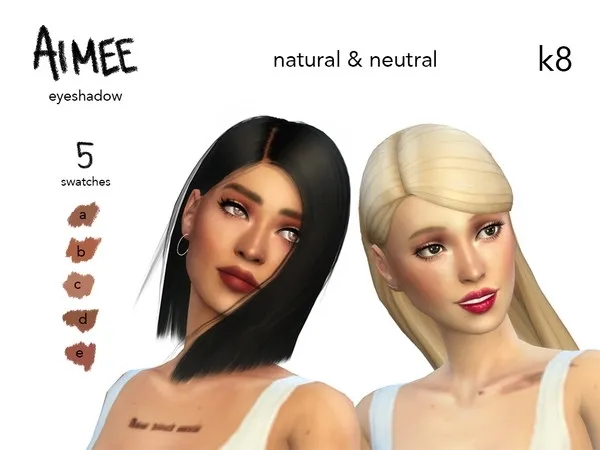 Maxis Match Aimee eyeshadow - The Sims 4 Custom Content