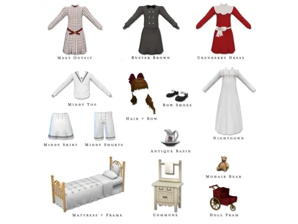 Maxis Match Samanthas Collection - The Sims 4 Custom Content