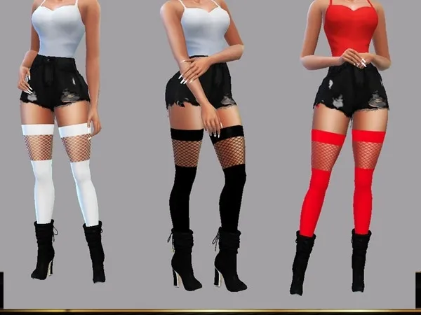 Alpha Maia Socks - The Sims 4 Custom Content