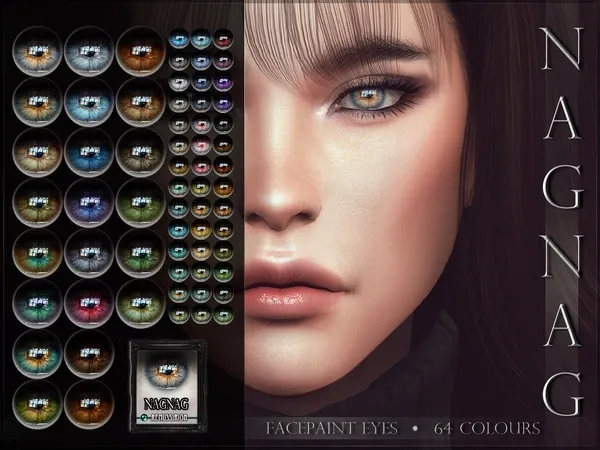 Alpha NAGNAG Eyes - The Sims 4 Custom Content