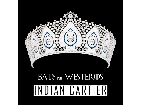 Alpha Indian Cartier Tiara BatsFromWesteros - The Sims 4 Custom Content