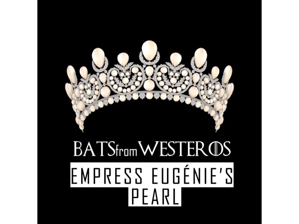 Alpha Empress Eugénies Pearl Tiara BatsFromWesteros - The Sims 4 Custom Content