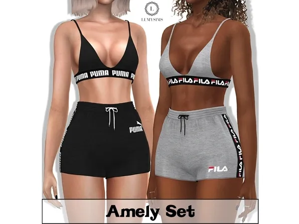 Alpha Amely Set - The Sims 4 Custom Content