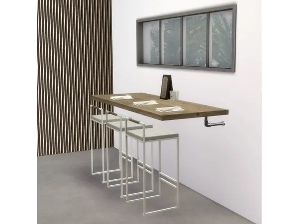 Alpha Crea Freja Bar Stool - The Sims 4 Custom Content