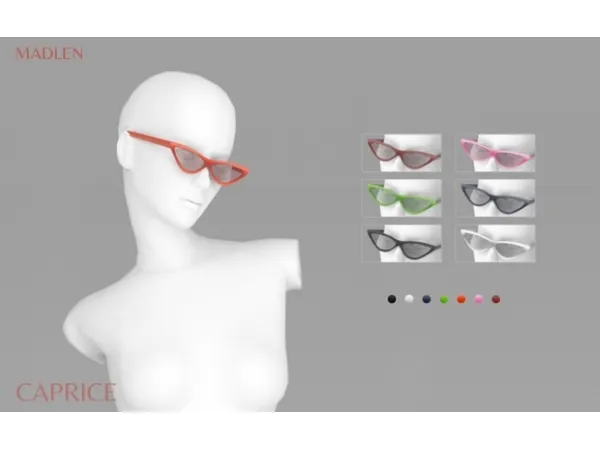 Maxis Match Madlen Caprice Glasses - The Sims 4 Custom Content