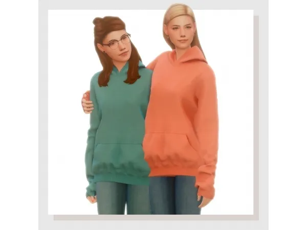 Mix Erina hoodie by amelylina - The Sims 4 Custom Content