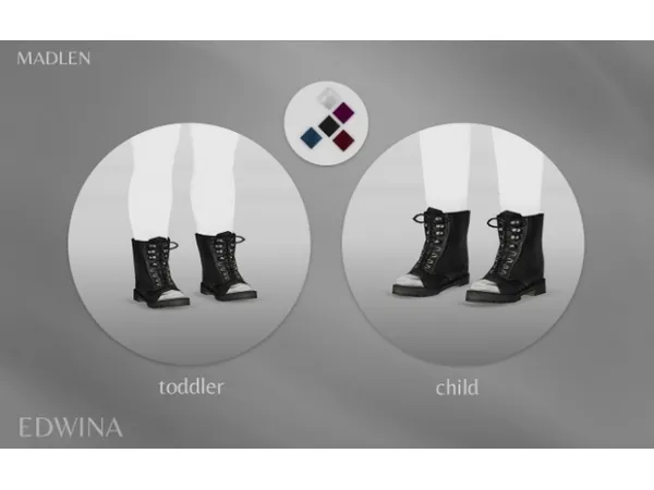 Maxis Match Madlen Edwina Boots (CT) - The Sims 4 Custom Content
