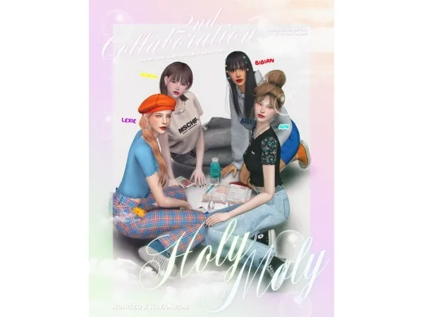 Alpha [COLLABO] HOLYMOLY POSE by Hongzo - The Sims 4 Custom Content