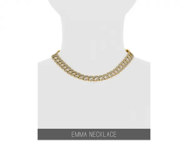 Alpha EMMA NECKLACE - The Sims 4 Custom Content