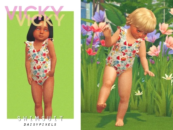 Vicky swimsuit (ts4)