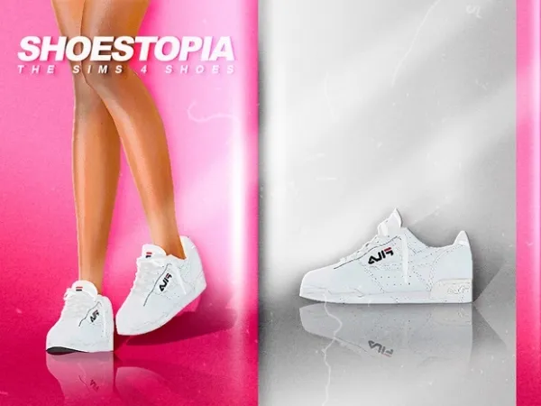 Alpha FILA Shoes - The Sims 4 Custom Content