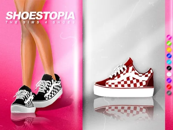 Alpha Black Shoes - The Sims 4 Custom Content