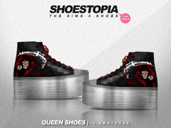 Alpha Stars Shoes - The Sims 4 Custom Content