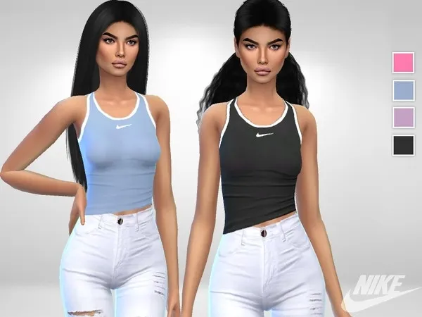 Maxis Match Nike Top - The Sims 4 Custom Content