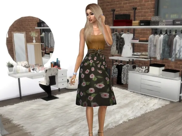 Alpha CAS Background Bedroom - The Sims 4 Custom Content