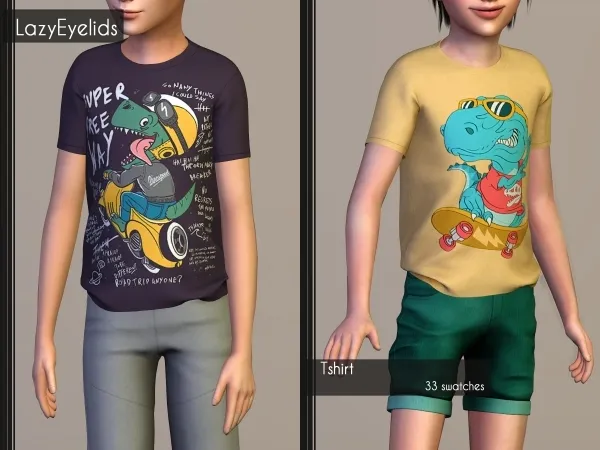 Alpha Tshirt - The Sims 4 Custom Content