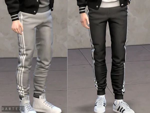Alpha Slim Fit Joggers - The Sims 4 Custom Content