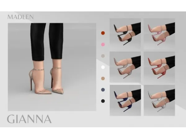 Maxis Match Madlen Gianna Shoes - The Sims 4 Custom Content
