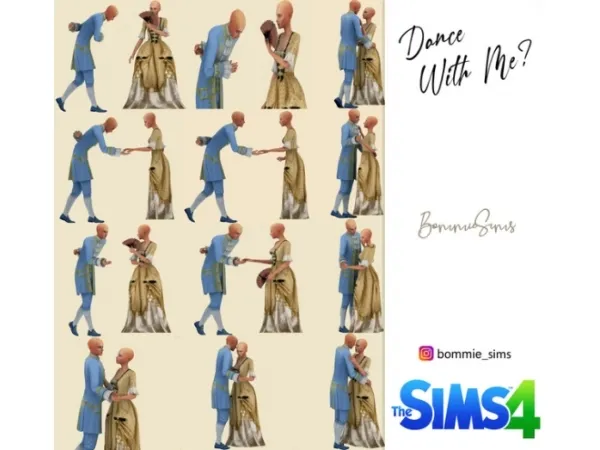 Maxis Match Dance with me posepack - The Sims 4 Custom Content