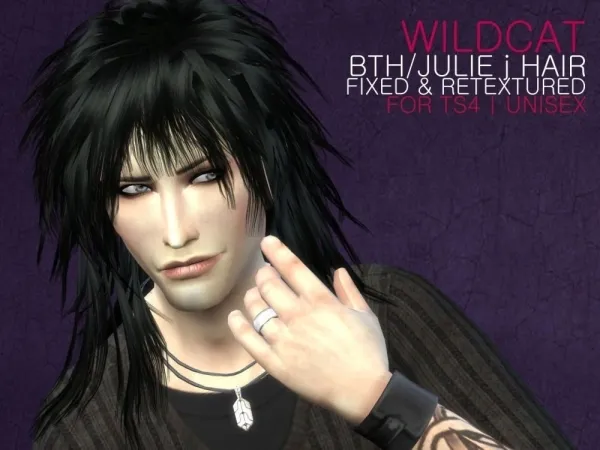 Alpha Wildcat hair by simsfinds - The Sims 4 Custom Content