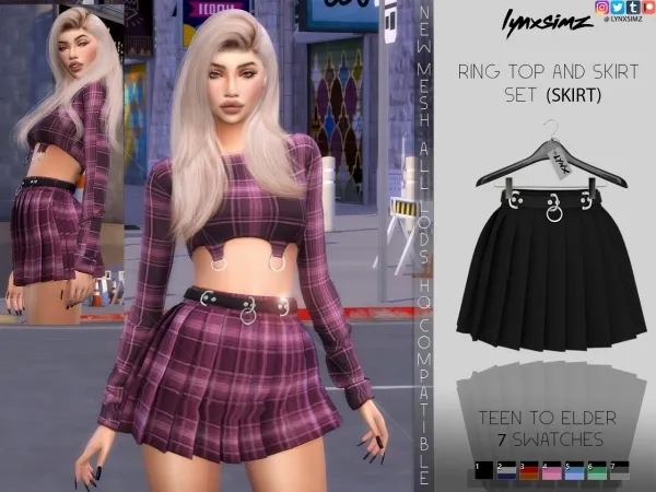 Alpha Lynxsimz Ring Skirt by lynxsimz - The Sims 4 Custom Content