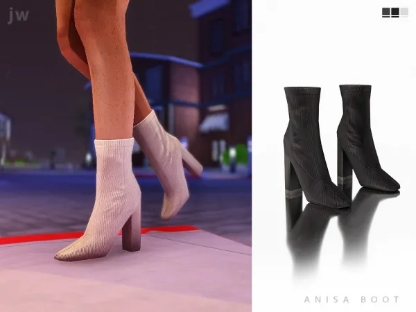 Maxis Match anisa boot - The Sims 4 Custom Content