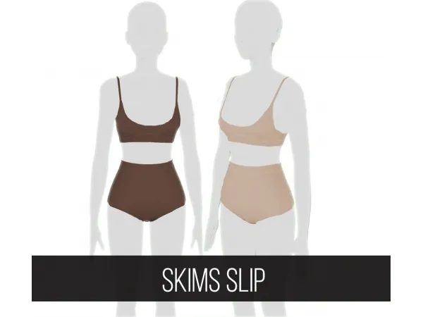 Mix SKIMS CO SLIP - The Sims 4 Custom Content