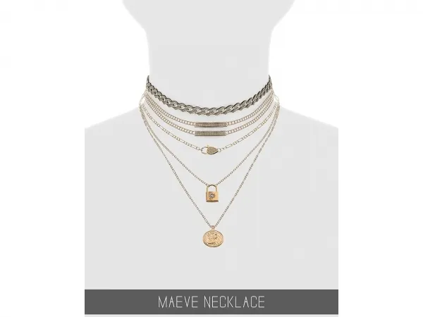 Alpha MAEVE NECKLACE - The Sims 4 Custom Content