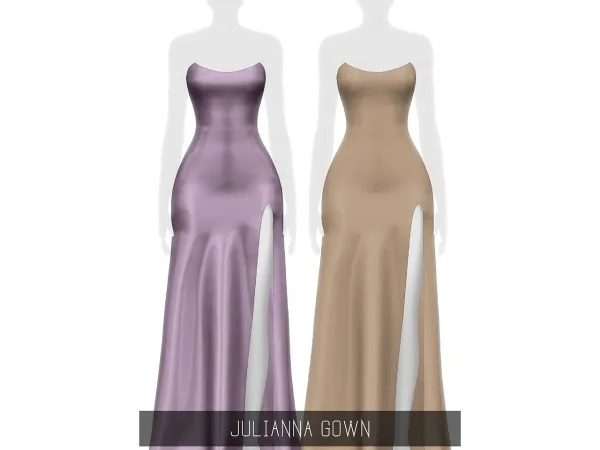Alpha JULIANNA GOWN - The Sims 4 Custom Content