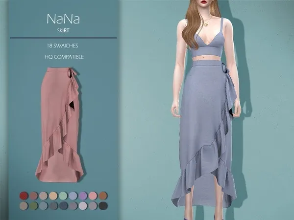 Alpha LMCS NaNa Skirt - The Sims 4 Custom Content