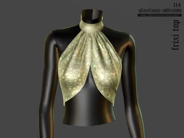 Alpha SC114 Frixi Top - The Sims 4 Custom Content