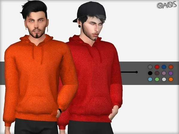 Mix Polar Hoodie - The Sims 4 Custom Content