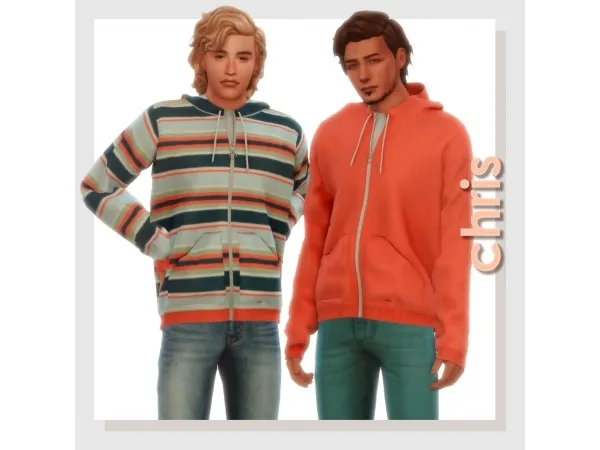 Maxis Match Chris hoodie by amelylina - The Sims 4 Custom Content