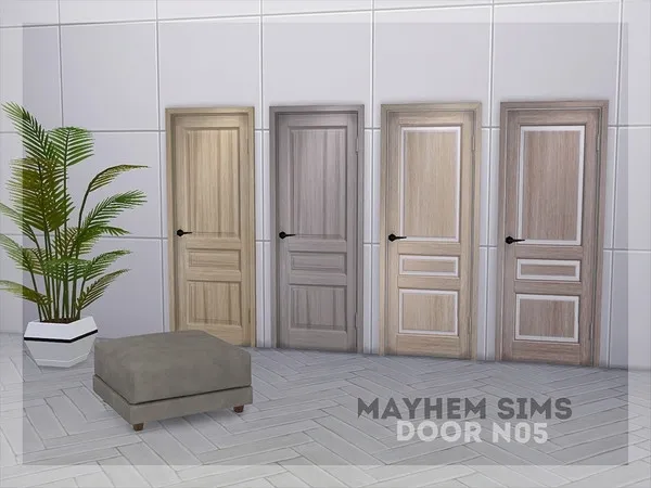 Alpha Door N05 - The Sims 4 Custom Content