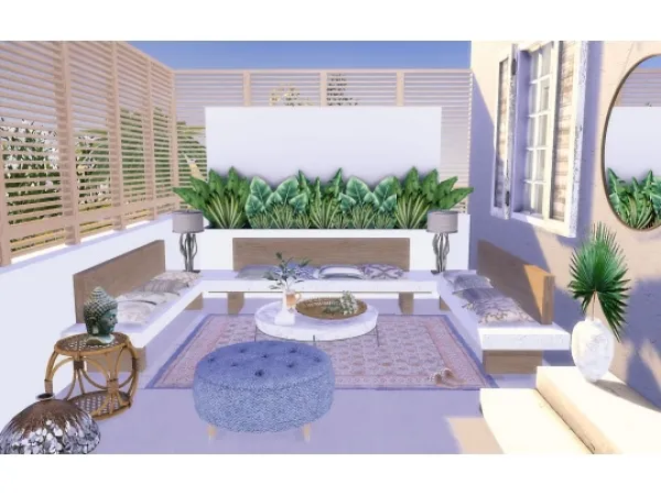 Alpha IBIZA OUTDOOR recolor set - The Sims 4 Custom Content