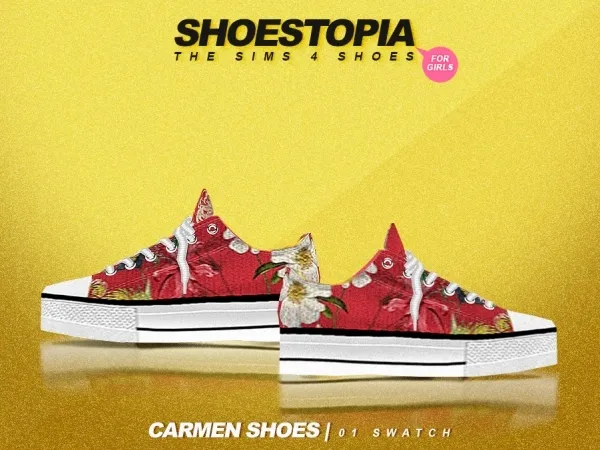 Maxis Match shoestopia carmen shoes - The Sims 4 Custom Content