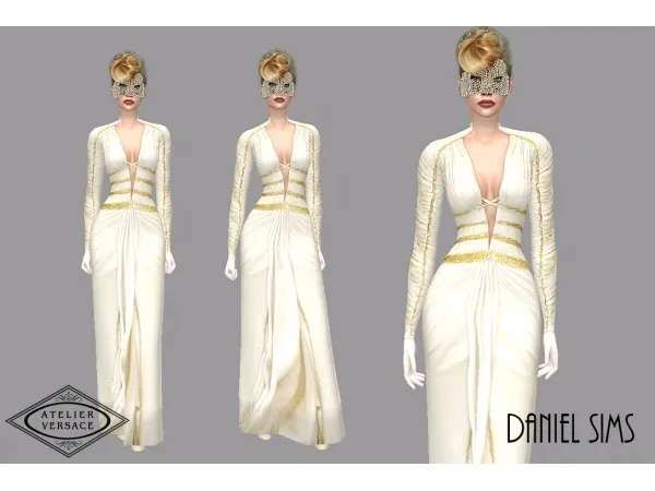 Alpha Lady Gaga in Atelier Versace - The Sims 4 Custom Content