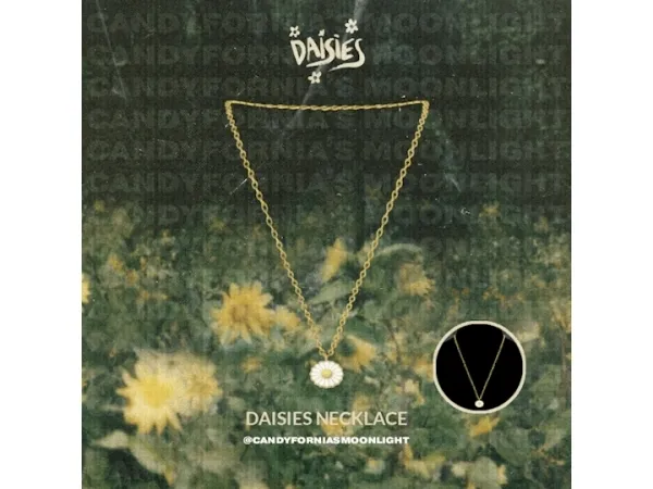 Alpha Katy Perry Official Store Daisies Jewelry Set - The Sims 4 Custom Content