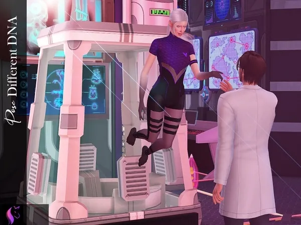 Alpha Pose Different DNA - The Sims 4 Custom Content