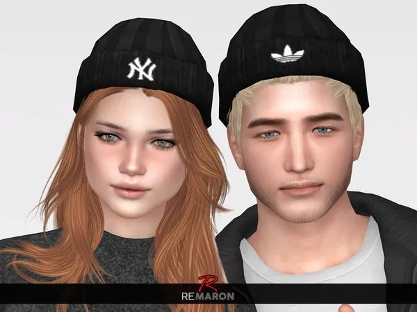 Maxis Match Beanie for both gender - The Sims 4 Custom Content