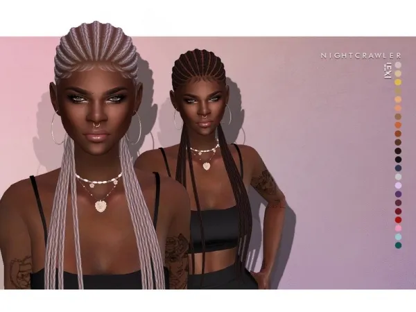 Alpha Nightcrawler Lexi (HAIR) by thesimsresource - The Sims 4 Custom Content