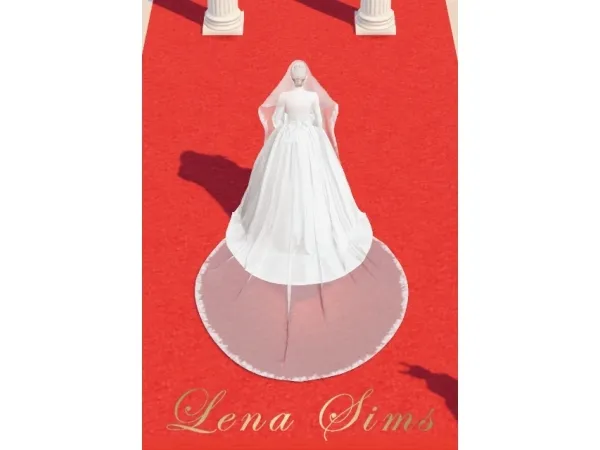 Alpha [Lena Sims] Face Veil - The Sims 4 Custom Content