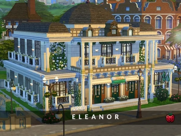 Alpha melapples' Eleanor restaurant - The Sims 4 Custom Content