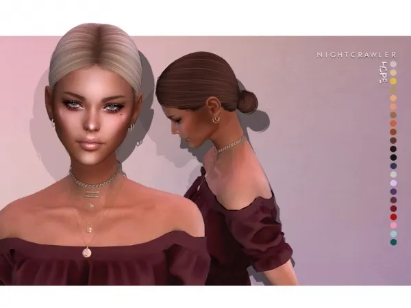Alpha Nightcrawler Sims' Nightcrawler Hope (HAIR) by thesimsresource - The Sims 4 Custom Content