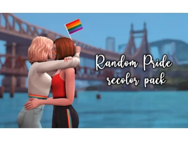 Alpha [LynaYolo] A random pride recolor pack - The Sims 4 Custom Content