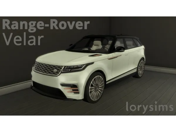 Alpha Range Rover Velar by LorySims - The Sims 4 Custom Content