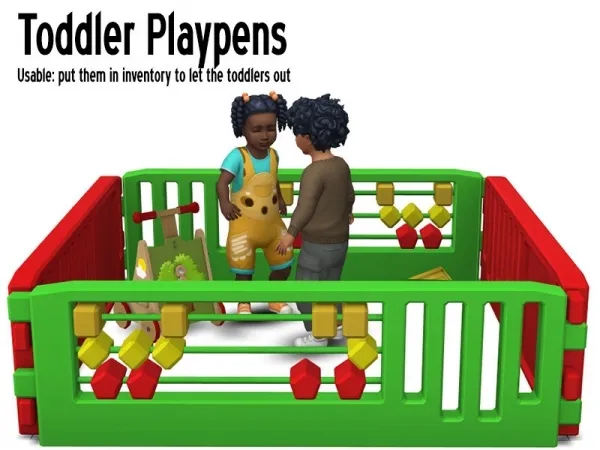 Maxis Match Around Playpens - The Sims 4 Custom Content